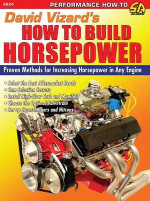 cover image of David Vizard's How to Build Horsepower